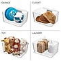 iDESIGN Large Stackable Plastic Storage Bin, Clear (50376)~#|#~8AE4AB4D-164F-41B1-918BA2A6AE527DB9_sc7