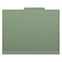 Medical Arts Press Pressboard Classification Folder, 1-Divider, 2" Expansion, Letter Size, Green, 10/Box (DV-T42-14-3AGN-PKT)~#|#~8AE5C436-9A68-491A-8AD336424E9F1008_sc7