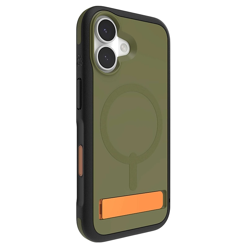 Zagg Sedona Snap with Kickstand MagSafe Phone Case for Apple iPhone 17, Shock Absorbing Bumpers, Sea Kelp (702319144) image 1