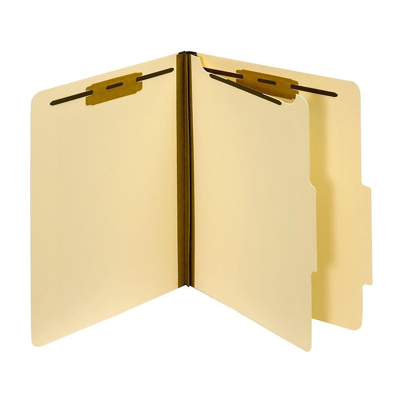 Pendaflex Classification Folder, 1-Dividers, 1 3/4" Expansion, Letter Size, Manila, 10/Box (23700P) image 1