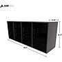 AdirOffice 500 Series 24 Compartment Literature Organizer, 39.3" x 11.8", Black (500-24-BLK-PKG)~#|#~8AEBC97F-21AE-44BE-BE2924860B9F2DB0_sc7