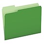 Pendaflex Recycled File Folder, 1/3-Cut Tab, Assorted, Letter Size, Bright Green, 100/Box (4210 1/3 BGR)~#|#~8AF148A2-BDD4-41EF-BBE466EF45CA7C31_sc7