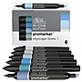 Winsor & Newton Promarker Dual-Tip Skyscape Tones 1 Alcohol Based Marker, 6/Pack (WNX0290118)~#|#~8AFED11D-7029-4759-B28A198794AD1289_sc7