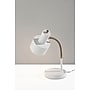 Simplee Adesso Baker Incandescent Desk Lamp, 17"H, White & Antique Brass (SL3971-02)~#|#~8B0E91F7-57DE-4B7B-9DCBF287E89B0BBE_sc7