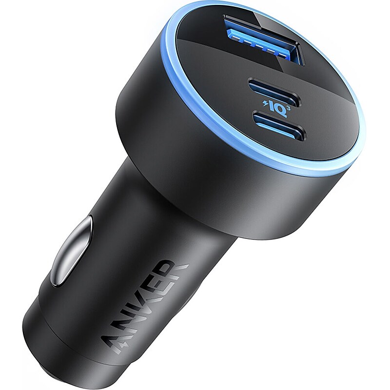 ANKER 335 USB-C/USB-A Car Charger for Apple/Samsung, Black (A2736H11-1) image 1
