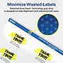Avery Laser/Inkjet Oval Multipurpose Labels, 1-1/2" x 2-1/2", Clear, 450/Pack (94051)~#|#~8B185533-2758-4E5C-A78A15585AA82552_sc7