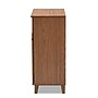 Baxton Studio Coolidge Shoe Cabinet with Drawer, Walnut (156-9388-HiT)~#|#~8B1B04B2-9BF3-4BEC-85A41FE4ABE1F7F9_sc7