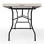 Staples 6' x 30" Heavy Duty Plastic Folding Table, Light Gray (79223/54272)~#|#~8B1B2D53-2155-4ECA-A11200C73CCD4D88_sc7