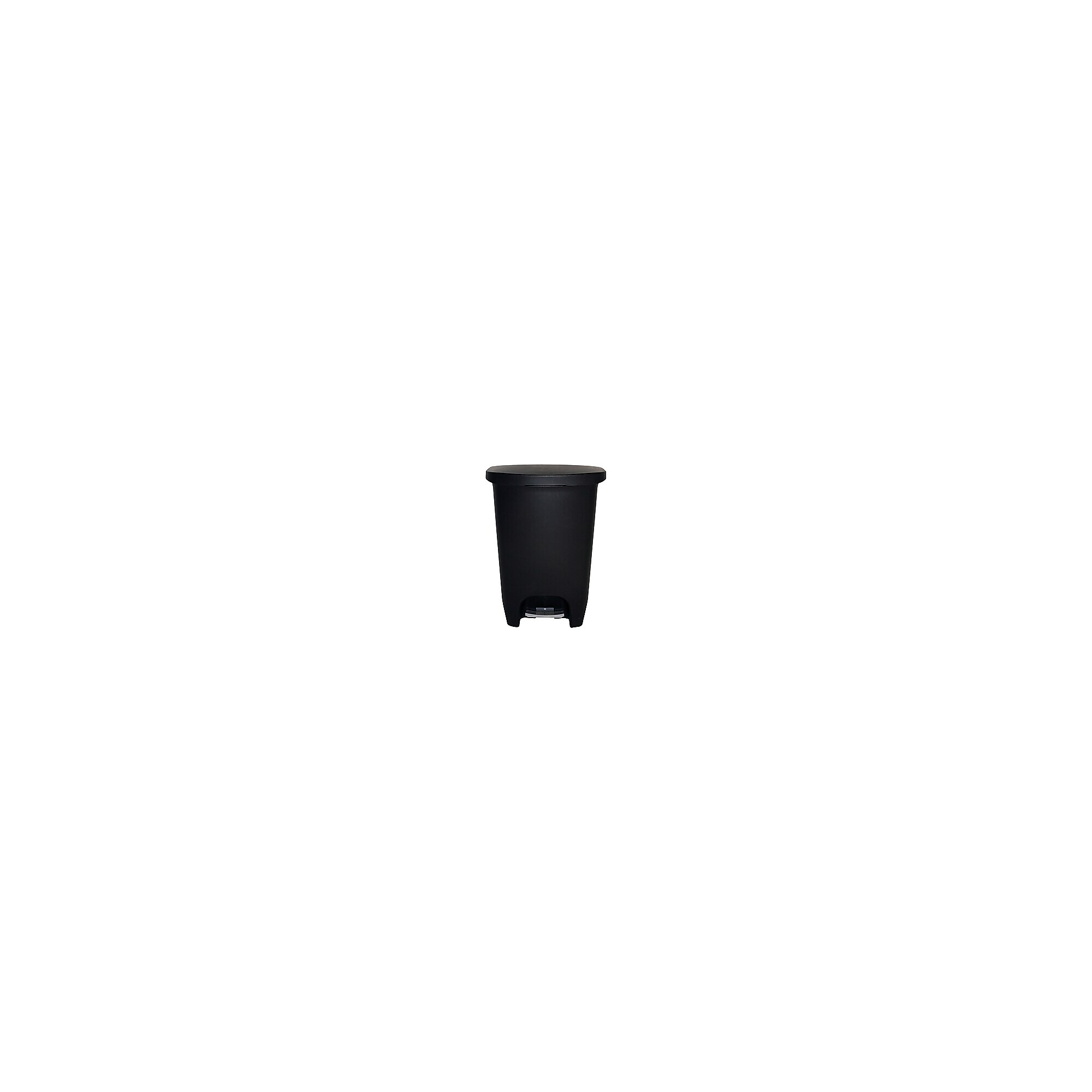 GLAD Plastic Step Trash Can, 13-Gallon, Black (GLD-74130-1) Simolary simolary.com