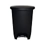 GLAD Plastic Step Trash Can, 13-Gallon, Black (GLD-74130-1)~#|#~8B1EAA3F-B0A7-4A32-8B5BCB81E7BADEE8_sc7