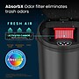 iTouchless Stainless Steel Round Sensor Trash Can with AbsorbX Odor Control System, 8 Gallon, Black (MT08RB)~#|#~8B203C51-0066-4F4C-B3286827EED8EE4E_sc7