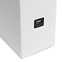 Lalia Home Lexington Leather Base 21" LED Table Lamp with USB Charging Port, White Faux Leather (LHT-3012-WH)~#|#~8B2098E4-A4F1-4EB1-91CDCEEE5EC6CB90_sc7