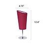 Creekwood Home Chrome Slanted 12.4" LED Table Lamp, Pink (CWT-1012-PN)~#|#~8B20D755-650D-40A5-BCD28910548F2CB8_sc7