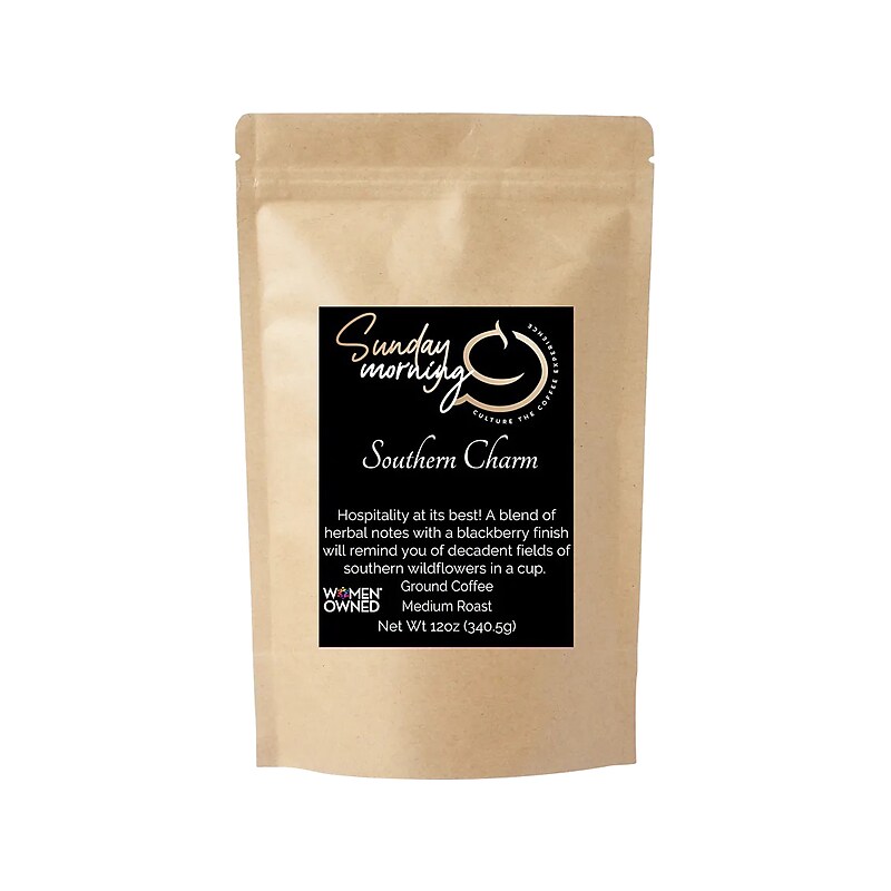 Sunday Morning Coffee Southern Charm, Medium Roast, 12 oz. (SK-LYWJ-OX88) image 1