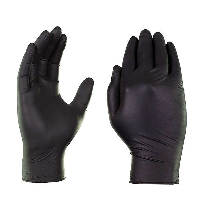 GloveWorks GPNB Nitrile Industrial Grade Gloves, XXL, Powder/Latex