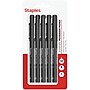 Staples Duramark Permanent Marker, Ultra Fine Tip, Black, 5/Pack (ST62952)~#|#~8B224AA8-4BE2-4F7A-9E9B8C20170F0DC4_sc7