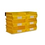 Triton Products LocBin Stackable Storage Bin, 5" x 11"x 10.87", Yellow, 6/Pack (3-235YWS)~#|#~8B2386DF-CB05-43F9-B3126C6525D800C7_sc7