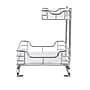 Household Essentials Glidez 2-Tier Steel Pull-Out Storage Organizer with Plastic Liners, Chrome (HH61765-1)~#|#~8B265FC6-7F4B-4654-94B915A73505E020_sc7