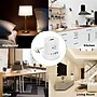 Uncaged Ergonomics Retractable Cube 6' Extension Cord, 4-Outlet, 18 AWG, White (RC-WHITE)~#|#~8B27D118-7CF2-4951-B2FE50164F5DA2A8_sc7