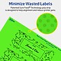 Avery Laser/Inkjet Multipurpose Rectangle Labels, 2" x 5", Neon Green, 160/Pack (94241)~#|#~8B2AFCEA-FD47-415B-80DDC23F1AE9030E_sc7