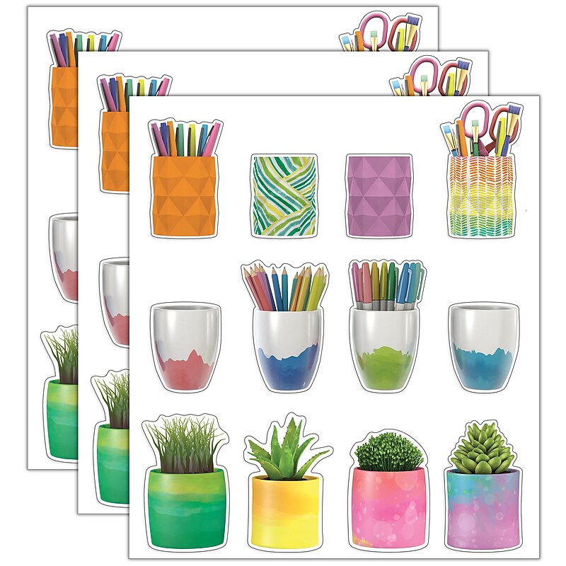 Happily Ever Elementary Creatively Inspired Planters & Cups Cut-Outs, 36/Pack, 3 Packs/Bundle (CD-120649-3) image 1