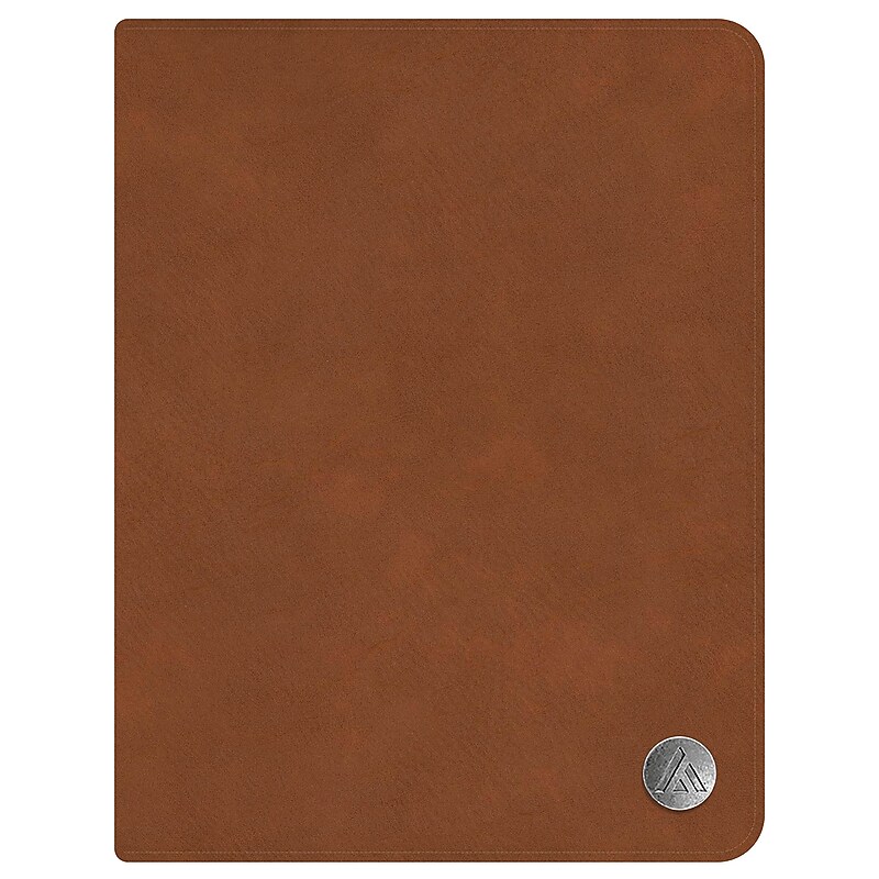 2026 Blue Sky ASMBLD 7" x 9" Monthly Planner, Faux Leather Cover, Brown (152946) image 1