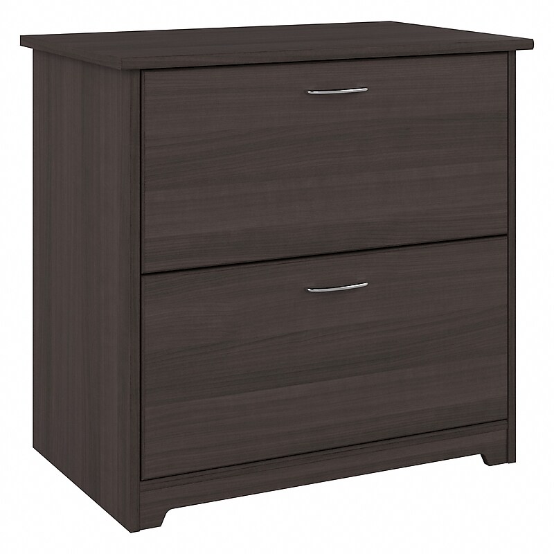 Bush Furniture Cabot Lateral File Cabinet, Heather Gray (WC31780) image 1
