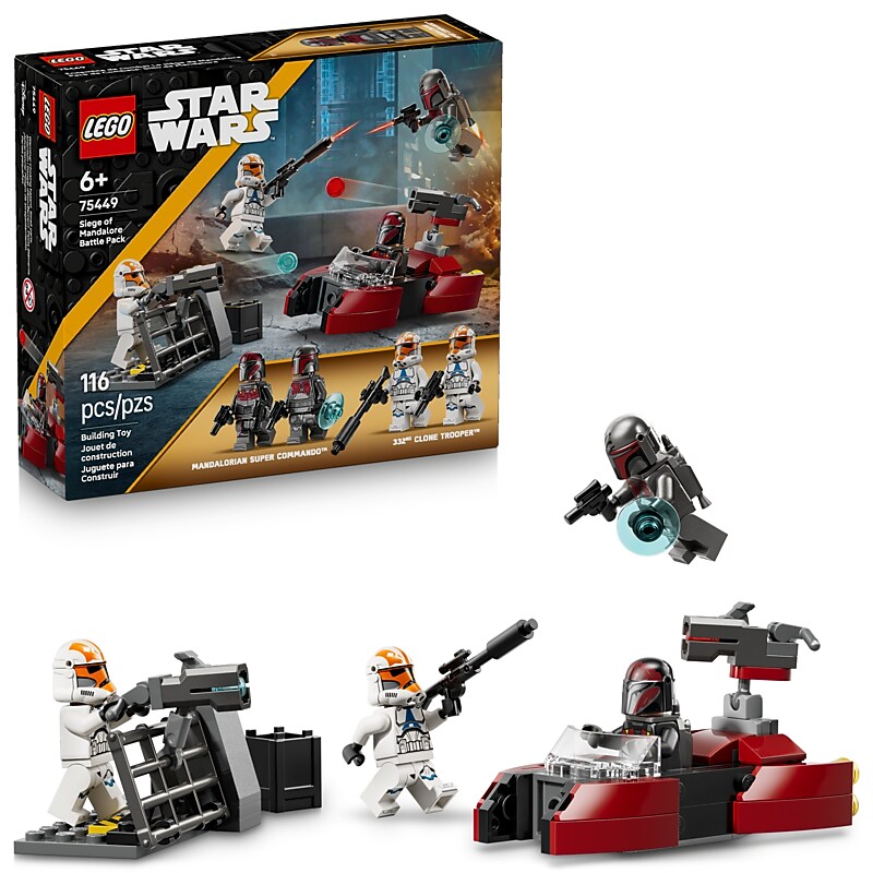 LEGO Star Wars Siege of Mandalore Battle Pack Building Set, 116 Pieces (75449) image 1