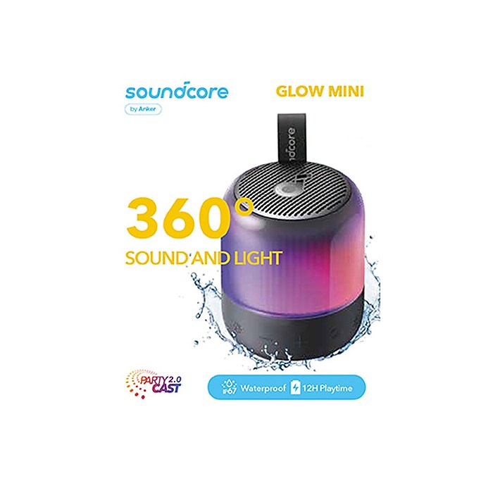 Anker Soundcore Glow Mini Wireless Bluetooth Speaker System