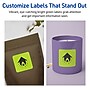 Avery Laser/Inkjet Multipurpose Square Labels, 2-1/8" x 2-1/8", Bright Green, 120/Pack (94105)~#|#~8B4B0E2B-CAC8-479E-87DA8494748C20A8_sc7