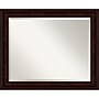 Amanti Art Coffee Bean Brown Frame Wall Mirror, 27.25" x 33.25" (A42674960905)~#|#~8B4C2A91-3273-4F80-A6BD8AB195330E0B_sc7