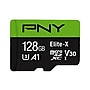 PNY Elite-X 128GB microSDXC Memory Card with Adapter, Class 10, UHS-I, V30 (P-SDU128U3WX-GE)~#|#~8B52924F-4C5D-40FF-8D95048C9576EC6E_sc7