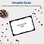 Avery Rectangle Matte Blank Card, White, 20/Pack (19479370872)~#|#~8B5E8066-C524-4841-8A8C60C21778A7F6_sc7