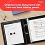 Staples 1 1/2" 3-Ring Better Binder, D-Ring, Black (ST55854-CC)~#|#~8B5F62C1-1347-4219-94EF82386452E64B_sc7