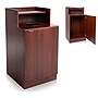 Alpine Industries Food Service Trash Can Enclosure, 32 Gallon, Mahogany (ALP476-DH-MA)~#|#~8B61F9A4-D5A3-4C76-B1470AB35A720964_sc7