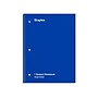 Staples 1-Subject Notebooks, 8" x 10.5", Graph Ruled, 70 Sheets, Blue (ST23985C)~#|#~8B622580-6DF8-4A05-BDD374CACE2A83C5_sc7