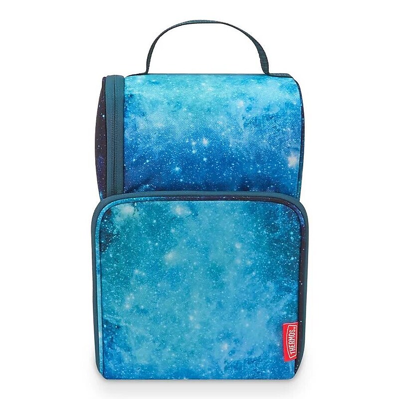 Thermos Insulated Lunch Bag, 2-Compartment, Teal Galaxy (EAC42401004GCT) image 1