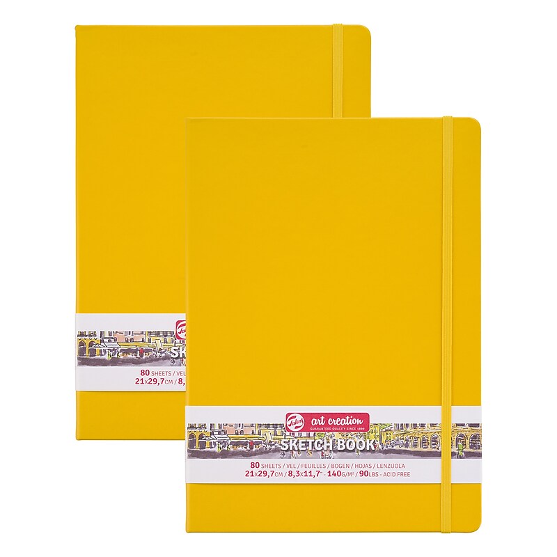 Talens Art Creation 8.3" x 11.7" Sketch Book, 80 Sheets/Book, 2/Bundle (TLN9314113M-2) image 1