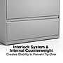 Staples 5-Drawer Lateral File Cabinet, Letter/Legal Size, Lockable, 67.63"H x 36"W x 18.63"D, Light Gray (60918/17640)~#|#~8B655D0F-9D4C-4F86-B4648E14132665BD_sc7
