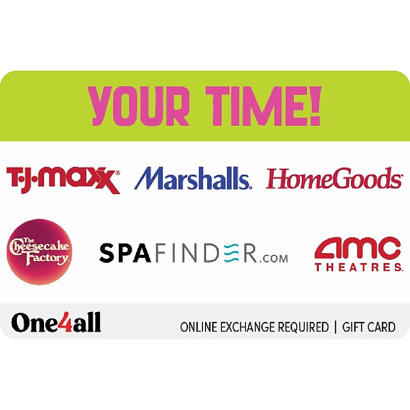 Your Time $50.00 Gift Card, Email Delivery (1014573B5000) image 1