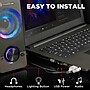 GOgroove SonaVERSE UB3 LED Computer Speaker System, Black (GGSVUB3100BOWS)~#|#~8B6A54AA-184A-4668-B4481CB6376FFD52_sc7