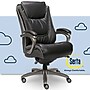 Serta Big & Tall Ergonomic Bonded Leather Swivel Executive Chair, Black/Silver (44951)~#|#~8B6A57BD-C4BB-4DC3-A783668A806F25DB_sc7