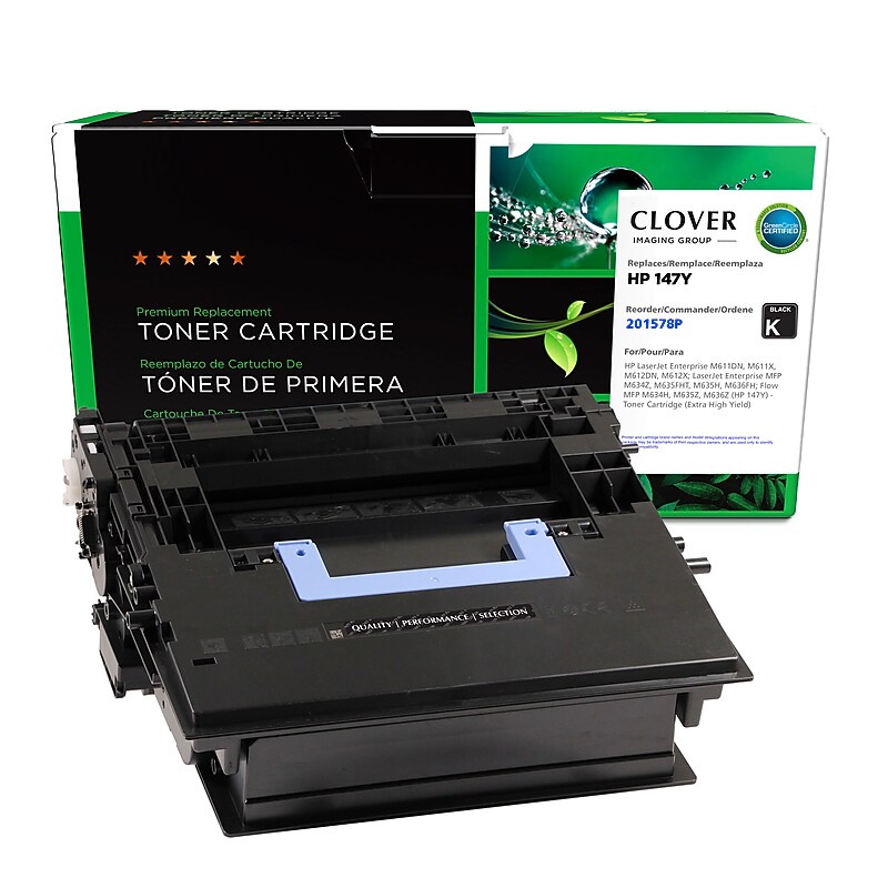 Clover Imaging Group Remanufactured Black Extra High Yield Toner Cartridge Replacement for HP 147Y image 1