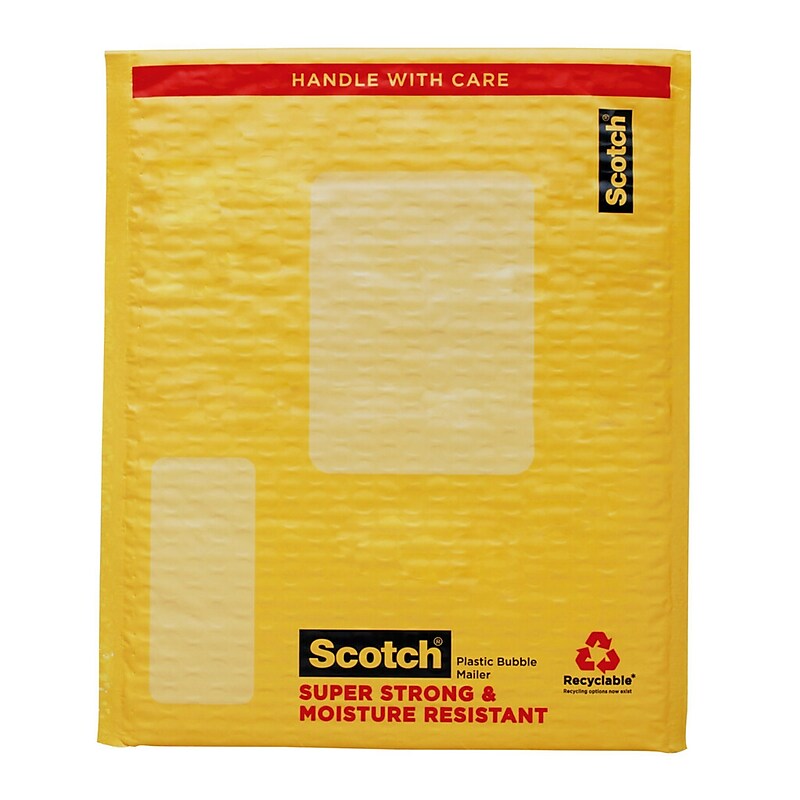 Scotch™ Poly Bubble Mailer, 8.5" x 11.25" (8914-ESF) image 1