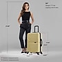 InUSA Aurum 25.98" Hardside Suitcase, 4-Wheeled Spinner, TSA Checkpoint Friendly, Champagne (IUAUR00M-CHA)~#|#~8B8075D8-C215-482B-AA27AF065A364D6F_sc7