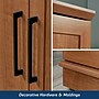 Sauder HomePlus 71"H Storage Cabinet with 12 Shelves, Sienna Oak (411965)~#|#~8B80DB60-F97C-42FB-9BF74C7F8FD08930_sc7