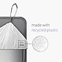 simplehuman Code N 13 Gallon Trash Bag, 31.4" x 22.8", Low Density, 1.3 mil, White, 200 Total Bags (CW0598)~#|#~8B8604EC-07DA-4832-96799BFC824AAF9A_sc7