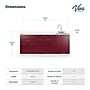 Viva Comfort 36.75'' H x 72" L Medical Cabinet with Right Sink, 6-Doors, 3-Drawers, Claret (902BASE72RSCL)~#|#~8B86387C-A3ED-437C-9FE427EE2F2D5FE2_sc7