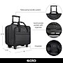 Solo New York Midtown Laptop Rolling Briefcase, Black Polyester (B100-4)~#|#~8B87B96D-569D-43A8-AC0E1531DD72D1F2_sc7