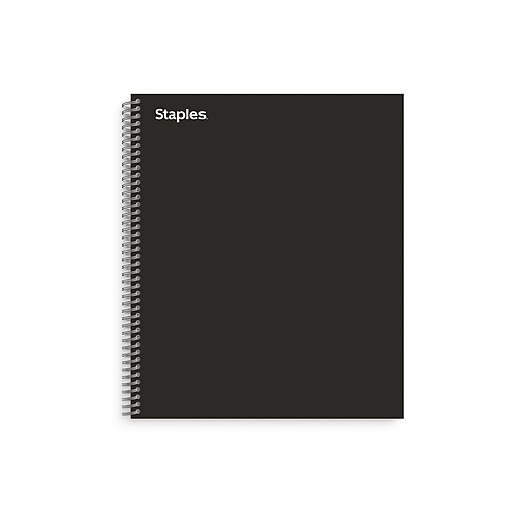Staples® Premium 1Subject Subject Notebooks, 8.5" x 11", College Ruled